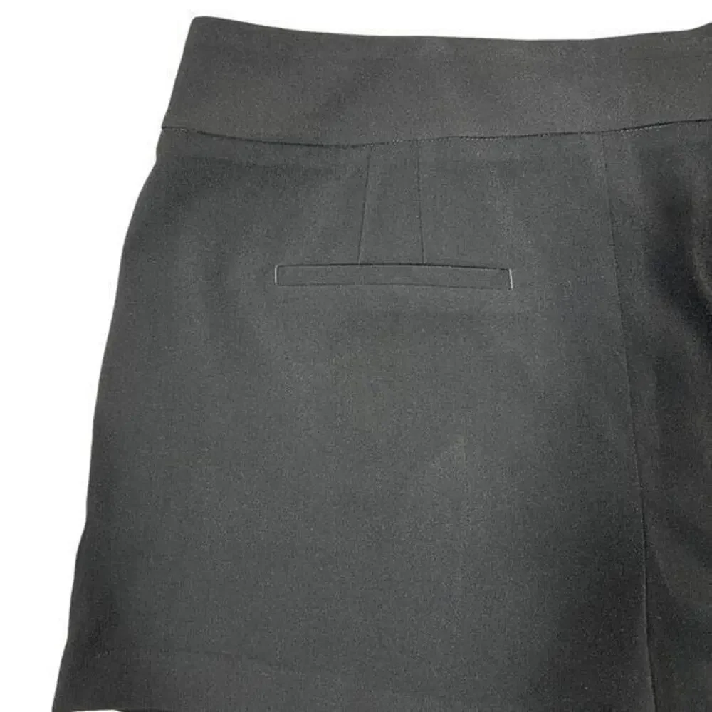 Express Stylist Super High-Rise Shorts Plus Sz 16 Black Pleated Dressy Goth NEW!